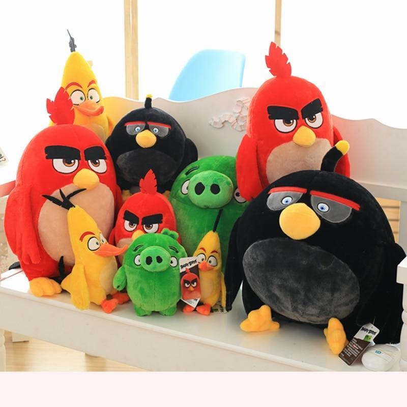 Angry Red Bird Chuck Bomb Bad Piggies Plush Toy Anime Characters Soft Toy Holiday Gifts For Children Children's Birthday Present