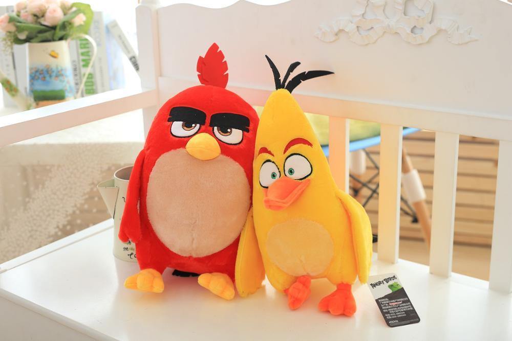 Angry Red Bird Chuck Bomb Bad Piggies Plush Toy Anime Characters Soft Toy Holiday Gifts For Children Children's Birthday Present