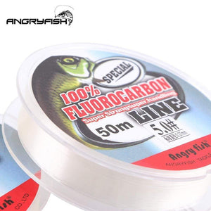 Planet Gates Angryfish Fluorocarbon Fishing Line  50m transparent Super strong