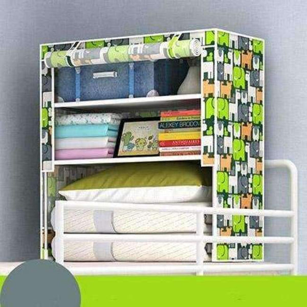 Planet Gates Animal park 7 Style College Student Dormitory Artifact Up/Down Bed Simple Cloth Wardrobe Bedside Storage Cabinets Shelf Home Furniture