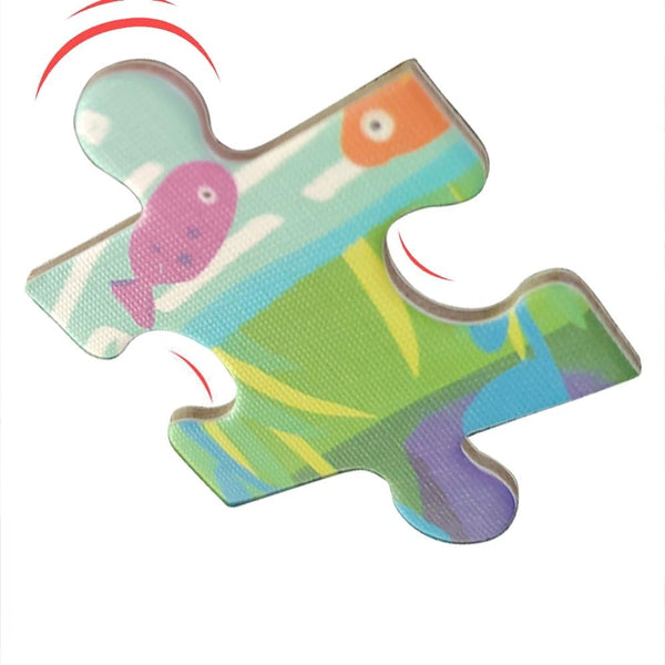 Planet Gates Animal Shapes Puzzle Dinosaurs Whale Jigsaw Unique Kids Puzzles Educational Child Games Toys Christmas Gifts For Children