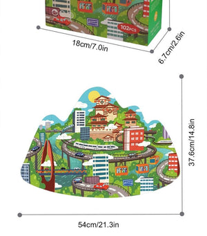 Planet Gates Animal Shapes Puzzle Dinosaurs Whale Jigsaw Unique Kids Puzzles Educational Child Games Toys Christmas Gifts For Children