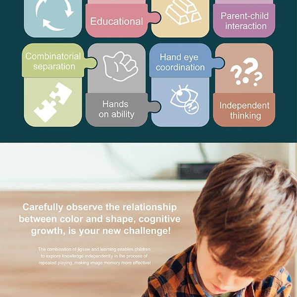 Planet Gates Animal Shapes Puzzle Dinosaurs Whale Jigsaw Unique Kids Puzzles Educational Child Games Toys Christmas Gifts For Children