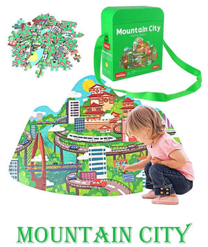 Planet Gates Animal Shapes Puzzle Dinosaurs Whale Jigsaw Unique Kids Puzzles Educational Child Games Toys Christmas Gifts For Children