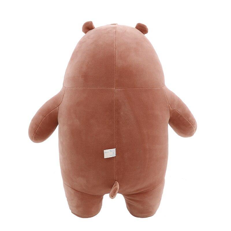 Anime Cartoon The Three Bare Bears Very Soft Plush Doll Cute Standing Panda Polar Bear Teddy Stuffed Toys Decoration Gifts