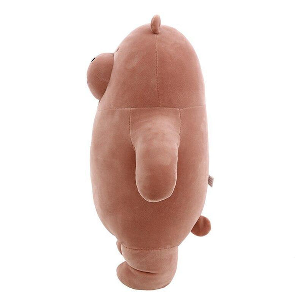 Anime Cartoon The Three Bare Bears Very Soft Plush Doll Cute Standing Panda Polar Bear Teddy Stuffed Toys Decoration Gifts