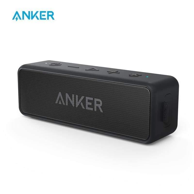 Planet Gates Anker Soundcore 2 Portable Bluetooth Wireless Speaker Better Bass 24-Hour Playtime 66ft Bluetooth Range IPX7 Water Resistance