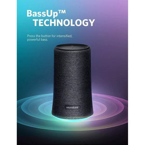Planet Gates Anker Soundcore Flare Portable Bluetooth 360' Speaker With All-Round Sound Enhanced Bass Ambient LED Light IPX7 Waterproof