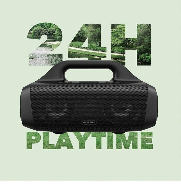 Planet Gates Anker Soundcore Motion Boom Outdoor Speaker with Titanium Drivers, BassUp Technology, IPX7 Waterproof, 24H Playtime