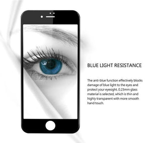 Planet Gates Anti Blue Black / For iPhone 7 8 Baseus Tempered Glass For iPhone 7 7 Plus 8 8 Plus X Screen Protector 0.23mm Thin 3D Full Screen Protector For iPhone X Glass