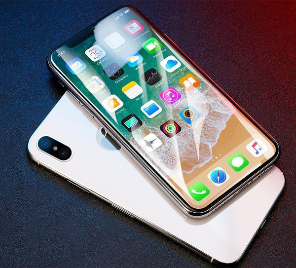 Planet Gates Anti Blue Light Baseus For iPhone X Screen Protector 0.2mm 9H Tempered Glass For iPhone X 10 Ultra Thin 6D Full Coverage Front Protective Glass