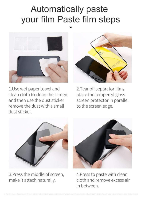 Planet Gates Anti Blue Light Baseus For iPhone X Screen Protector 0.2mm 9H Tempered Glass For iPhone X 10 Ultra Thin 6D Full Coverage Front Protective Glass