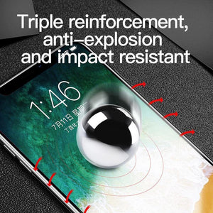 Planet Gates Anti Blue Light Baseus For iPhone X Screen Protector 0.2mm 9H Tempered Glass For iPhone X 10 Ultra Thin 6D Full Coverage Front Protective Glass