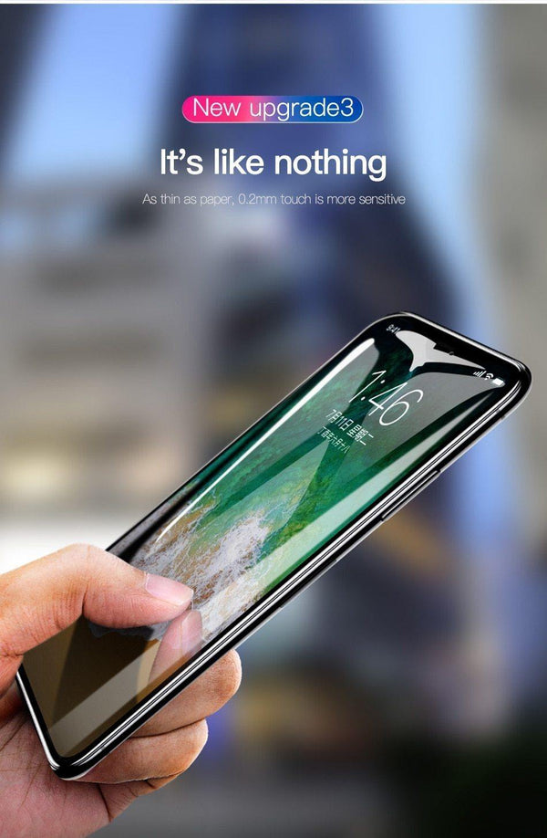 Planet Gates Anti Blue Light Baseus For iPhone X Screen Protector 0.2mm 9H Tempered Glass For iPhone X 10 Ultra Thin 6D Full Coverage Front Protective Glass