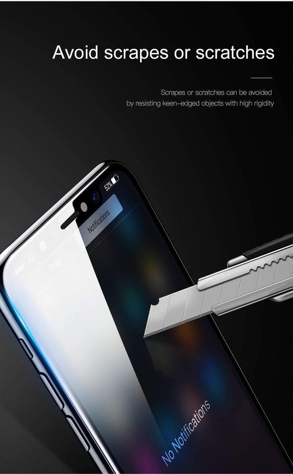 Planet Gates Anti Blue Light Baseus For iPhone X Screen Protector 0.2mm 9H Tempered Glass For iPhone X 10 Ultra Thin 6D Full Coverage Front Protective Glass