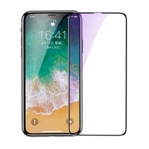 Planet Gates Anti Blue Light Baseus Screen Protector For iPhone X 0.3mm Ultra Thin 9H 3D Full Coverage Protective Glass For iPhone X Tempered Glass Cover