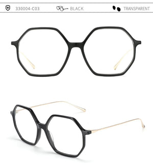 Planet Gates Anti Blue Light Blocking Glasses Women oversize Hexagon Computer Gaming Eyeglasses Men Radiation Protection Eyewear