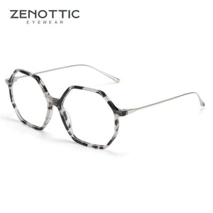 Planet Gates Anti Blue Light Blocking Glasses Women oversize Hexagon Computer Gaming Eyeglasses Men Radiation Protection Eyewear