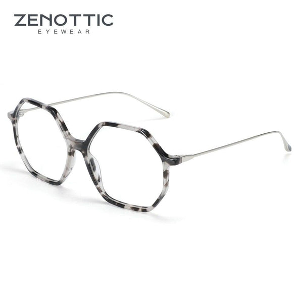 Planet Gates Anti Blue Light Blocking Glasses Women oversize Hexagon Computer Gaming Eyeglasses Men Radiation Protection Eyewear