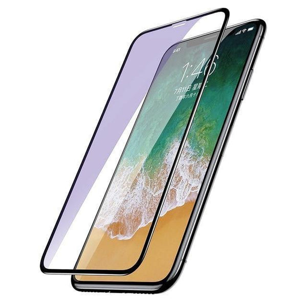 Baseus Screen Protector For iPhone X Tempered Glass Ultra Thin Anti Blue Light Full Screen Front Cover For iPhone X Glass Film - Planet Gates