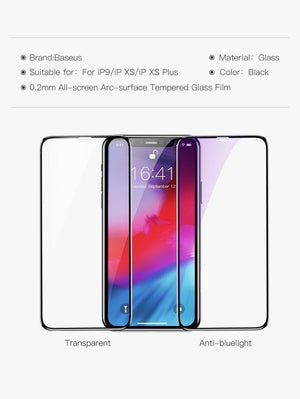 Planet Gates Anti Blue Light / For iPhone XR 6.1 Baseus 0.2mm Protective Glass For iPhone Xs Xs Max XR 2018 Screen Protector Thin Full Coverage Tempered Glass Film For iPhone Xs