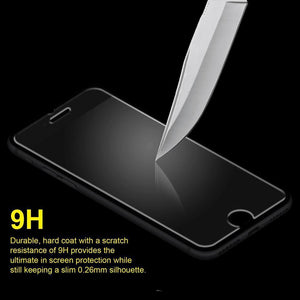 Planet Gates Anti-Fingerprint, Tempered Glass Screen Protector for iPhone 7 Plus - Clear