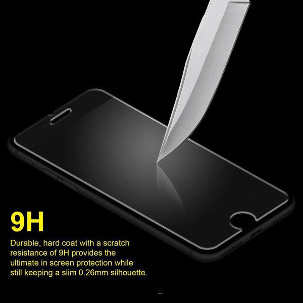 Planet Gates Anti-Fingerprint, Tempered Glass Screen Protector for iPhone 7 Plus - Clear