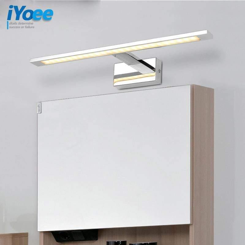 Planet Gates Anti-fog Waterproof Stainless Steel Mirror Light LED Bathroom Vanity Wall Lamp Brief Indoor Lighting Fixtures Sconce For Home Be