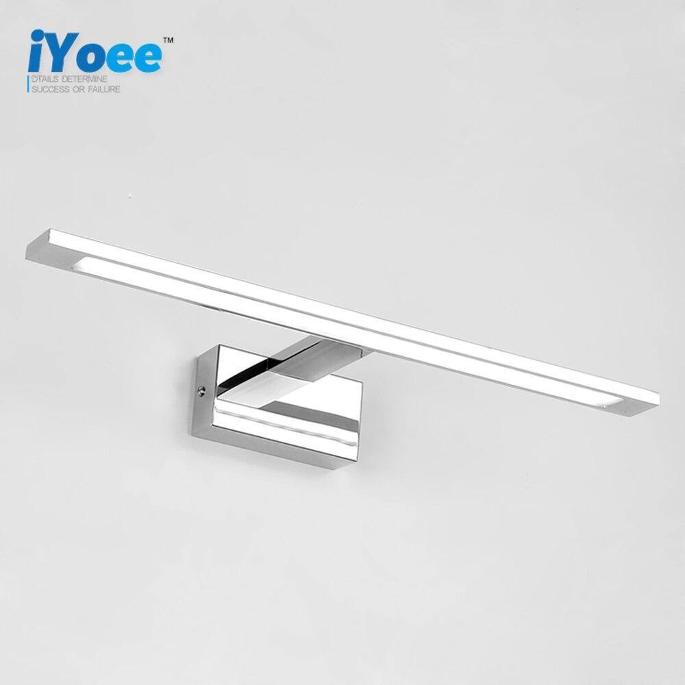 Planet Gates Anti-fog Waterproof Stainless Steel Mirror Light LED Bathroom Vanity Wall Lamp Brief Indoor Lighting Fixtures Sconce For Home Be