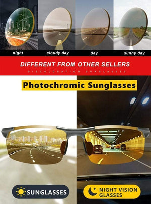 Planet Gates Anti-glare Day Night Vision Glasses For Driving Men Polarized Sunglasses Photochromic Driver Goggles Glasses zonnebril heren