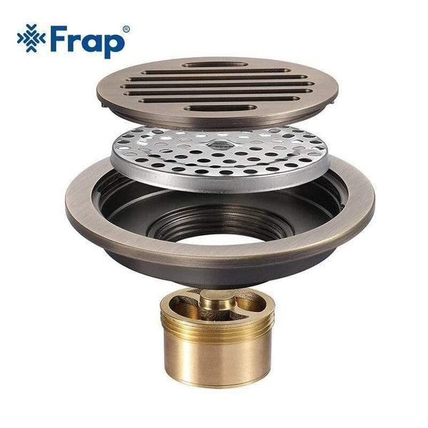 Planet Gates Anti-odor Bathtub Shower Drainer Floor 10cm Stainless Steel Round Floor Shower Drain Waste Grate Drain Y38089 (Y38089)