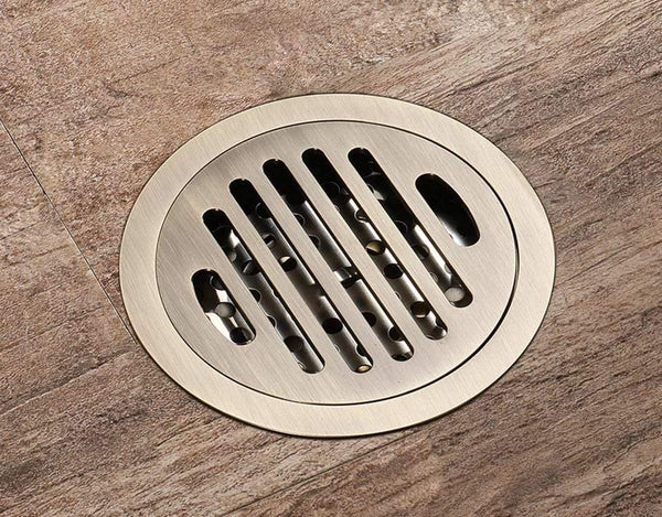 Planet Gates Anti-odor Bathtub Shower Drainer Floor 10cm Stainless Steel Round Floor Shower Drain Waste Grate Drain Y38089 (Y38089)