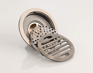 Planet Gates Anti-odor Bathtub Shower Drainer Floor 10cm Stainless Steel Round Floor Shower Drain Waste Grate Drain Y38089 (Y38089)