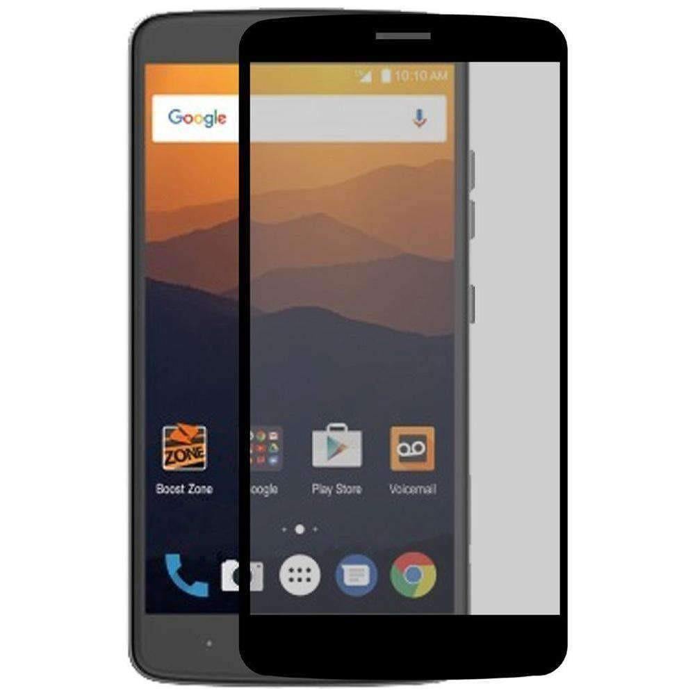 Planet Gates Anti Scratch Tempered Glass Screen Protector for ZTE Blade Max 3 Z986U - Black