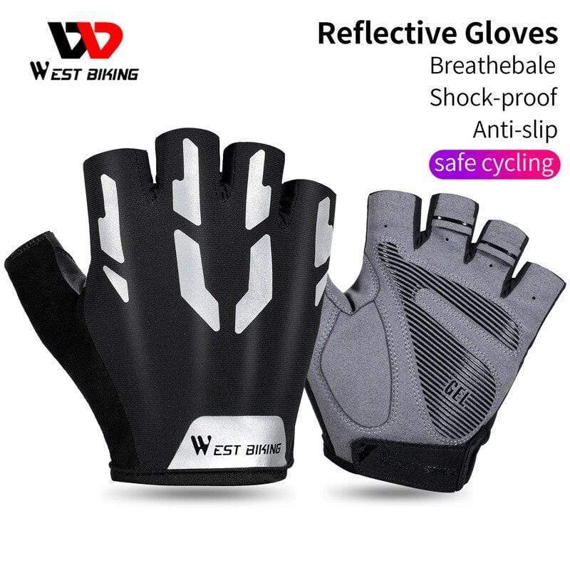 Planet Gates Anti Slip Gel Pad Bicycle Gloves Gel Pad Short Half Finger Cycling Gloves Breathable Outdoor Sports Men MTB Bikes Gloves