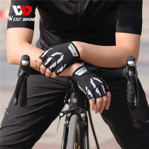 Planet Gates Anti Slip Gel Pad Bicycle Gloves Gel Pad Short Half Finger Cycling Gloves Breathable Outdoor Sports Men MTB Bikes Gloves