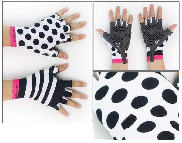 Planet Gates Anti Slip Gel Pad Bicycle Gloves Short Half Finger Stylish Cycling Gloves Breathable Outdoor Sports Men Women Bike Gloves