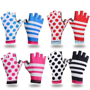 Planet Gates Anti Slip Gel Pad Bicycle Gloves Short Half Finger Stylish Cycling Gloves Breathable Outdoor Sports Men Women Bike Gloves