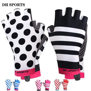 Planet Gates Anti Slip Gel Pad Bicycle Gloves Short Half Finger Stylish Cycling Gloves Breathable Outdoor Sports Men Women Bike Gloves