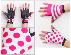 Planet Gates Anti Slip Gel Pad Bicycle Gloves Short Half Finger Stylish Cycling Gloves Breathable Outdoor Sports Men Women Bike Gloves