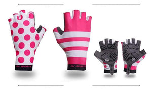 Planet Gates Anti Slip Gel Pad Bicycle Gloves Short Half Finger Stylish Cycling Gloves Breathable Outdoor Sports Men Women Bike Gloves