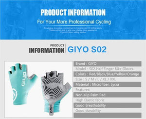 Planet Gates Anti Slip Gel Wind Cycling Half Finger Gloves Breathable Outdoor Lycra Fabric Mittens MTB Gloves Racing Road Bike Glove