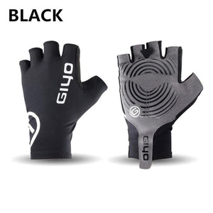 Planet Gates Anti Slip Gel Wind Cycling Half Finger Gloves Breathable Outdoor Lycra Fabric Mittens MTB Gloves Racing Road Bike Glove