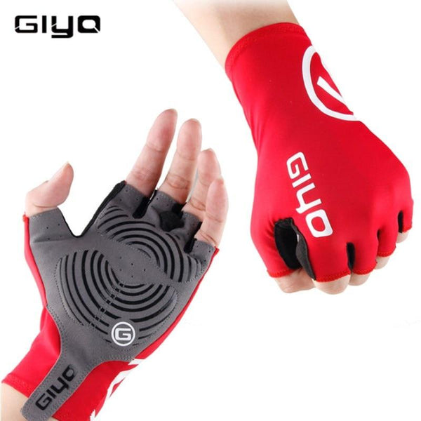 Planet Gates Anti Slip Gel Wind Cycling Half Finger Gloves Breathable Outdoor Lycra Fabric Mittens MTB Gloves Racing Road Bike Glove
