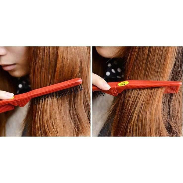 Planet Gates Anti-static plastic folding comb as hair care head scalp massager comb for promote blood circulation styling comb.