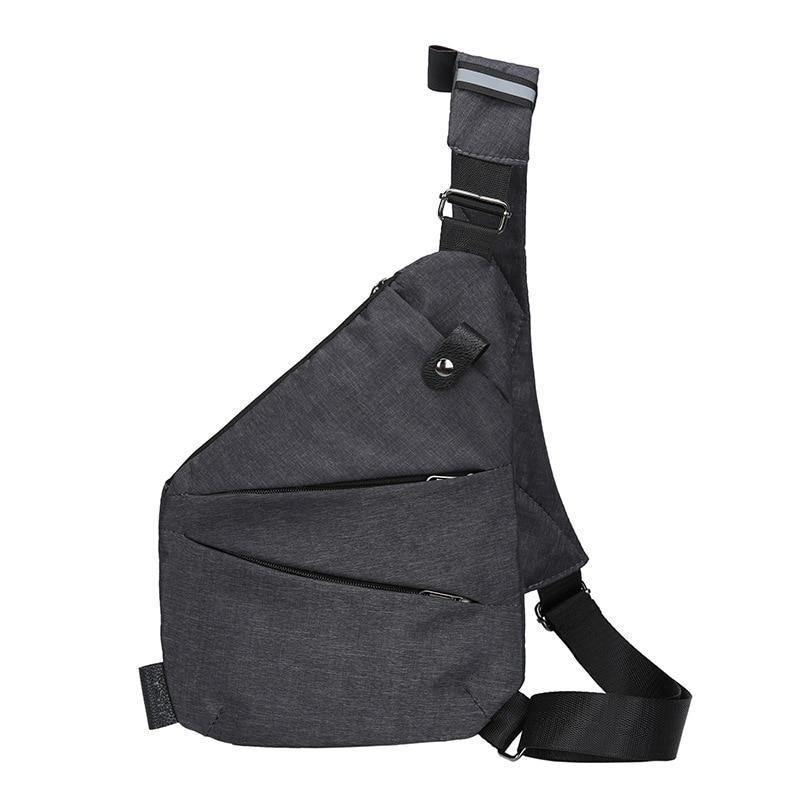 Planet Gates Anti-theft Canvas chest bag men Sport Single Shoulder travel Bags cross body pack for man Black bolso hombre