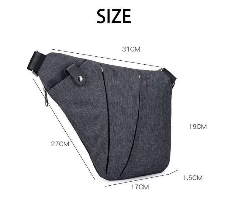 Planet Gates Anti-theft Canvas chest bag men Sport Single Shoulder travel Bags cross body pack for man Black bolso hombre