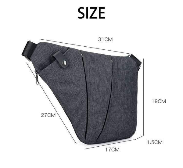 Planet Gates Anti-theft Canvas chest bag men Sport Single Shoulder travel Bags cross body pack for man Black bolso hombre