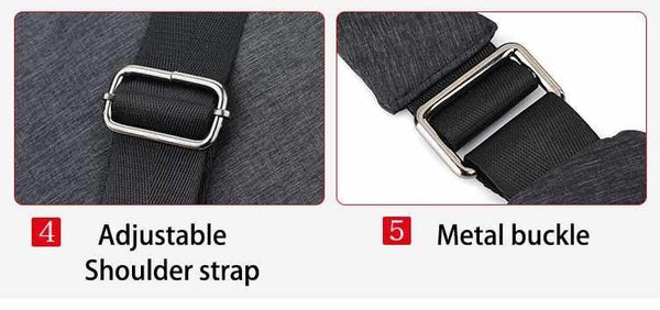Planet Gates Anti-theft Canvas chest bag men Sport Single Shoulder travel Bags cross body pack for man Black bolso hombre