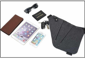 Planet Gates Anti-theft Canvas chest bag men Sport Single Shoulder travel Bags cross body pack for man Black bolso hombre